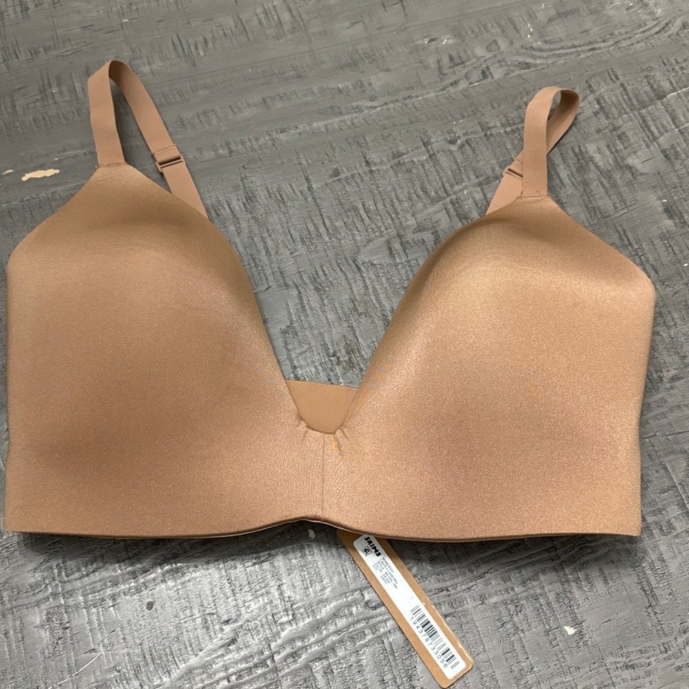 Skims Body Lightly Lined Bra Sienna Brown Wireless Seamless 36DDD BR-WRL1889 NEW